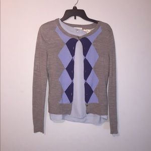 New York & Company Gray Crew Neck Sweater